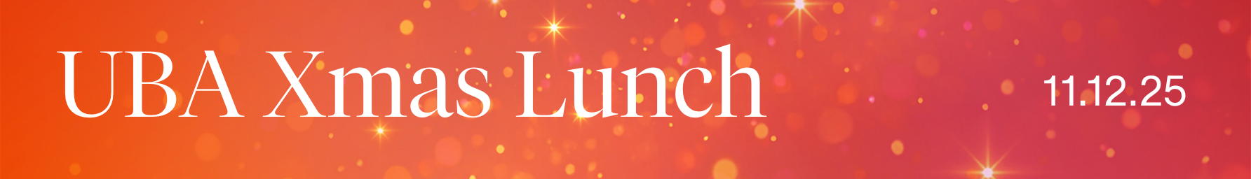 UBA Xmas Lunch 2025